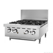 Brenner Forge 800 Series NG Gas Range with Oven (4 Burner, 1 Oven) - BREG8RO-600N
