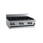 B&S Black Six Burner Boiling Top Bench Mounted BT-SB6BM. - Hospitality Connect