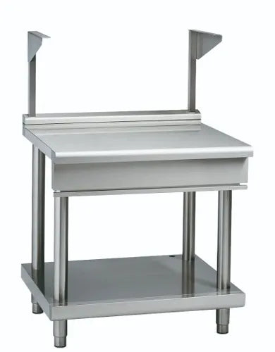 Waldorf 800 Series BT8900S-LS - 900mm Bench Top With Salamander Support – Leg Stand - Hospitality Connect