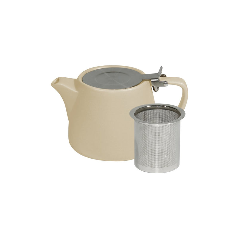 BREW-HARVEST STACKABLE MATT TEAPOT 500ml SS INFUSER/LID Box of 6
