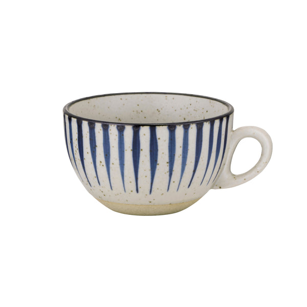 BREW POTTERY-BLUE FLAME LATTE CUP 280mlBox of 6