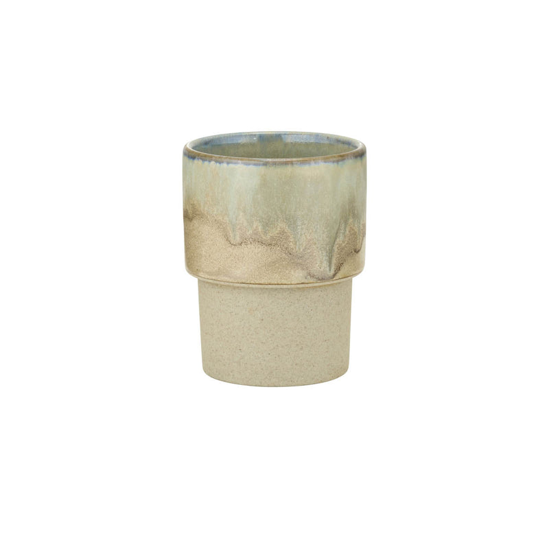 BREW POTTERY-SANDY BEIGE TUMBLER STACK NO HDL 220ml Box of 6