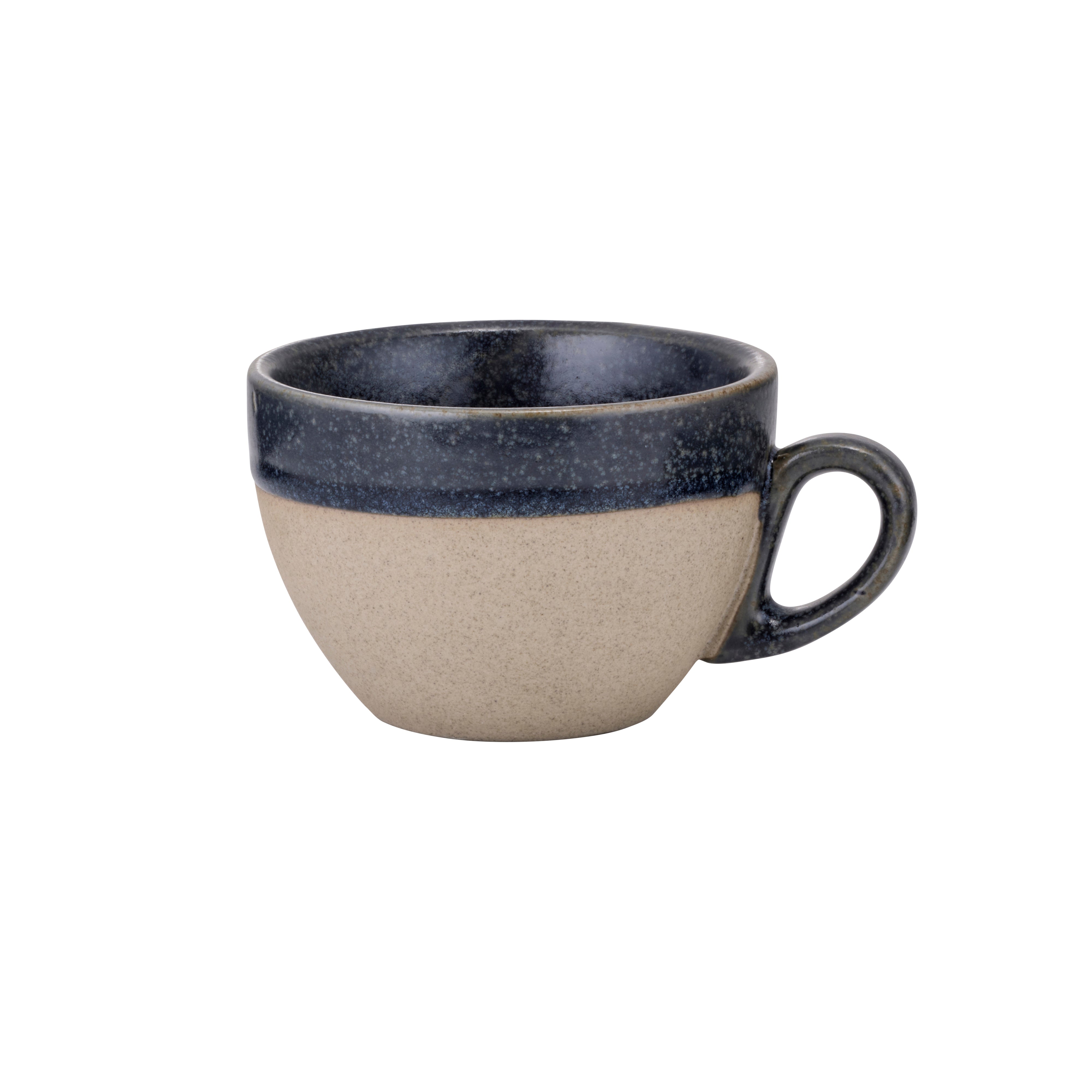 BREW POTTERY-GREY CAST CAPPUCCINO CUP 220mlBox of 6