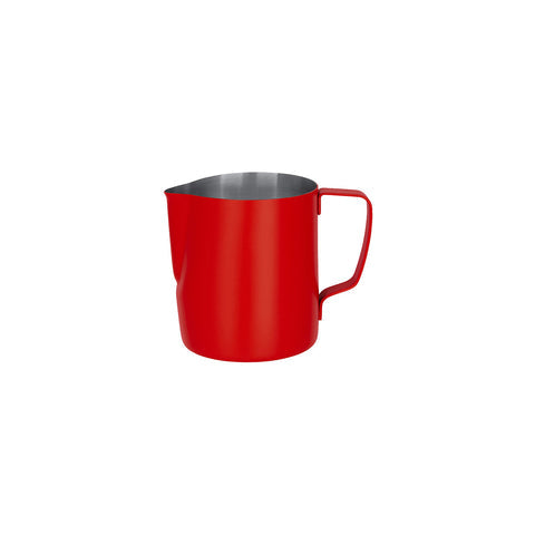 BREW MILK FROTHING JUG S/S 600ml POWDER COAT RED - Hospitality Connect