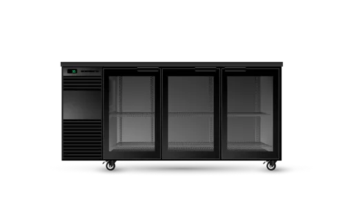 Skope BackBar Slimline 3 Glass Swing Doors Remote SL.3.GSW.R. - Hospitality Connect