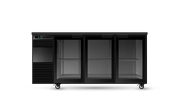 Skope BackBar Slimline 3 Glass Swing Doors SL.3.GSW. - Hospitality Connect