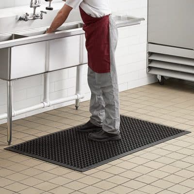 KH CLASSIK CHEF RUBBER MAT BLACK 1500 x 900mm - Hospitality Connect