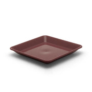 KH HEALTHCARE BREAD/BUTTER PLATE 140 x 140mm BURGUNDY PP (#23) Box of 12