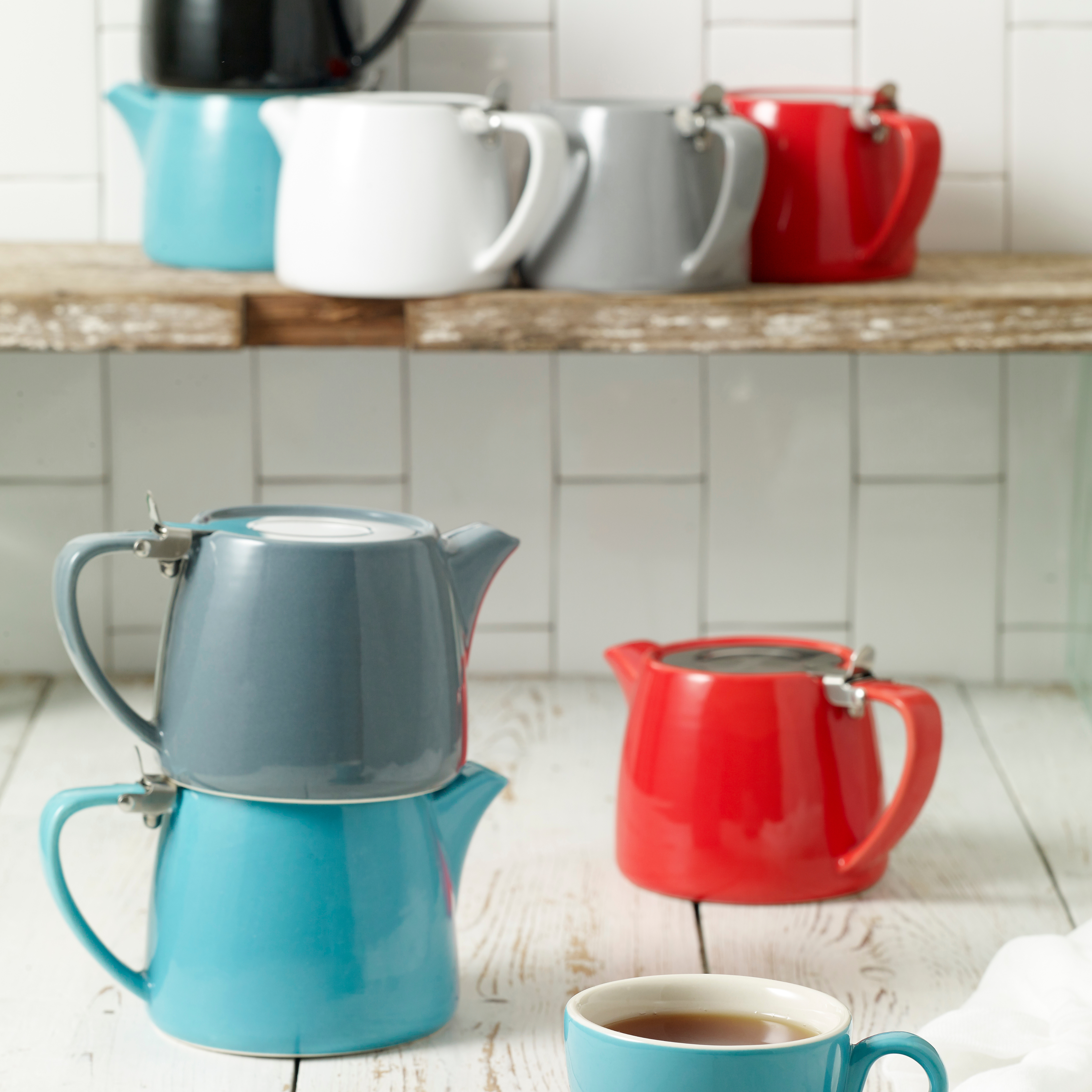 BREW-ONYX STACKABLE TEAPOT 500ml SS INFUSER/LID - Hospitality Connect