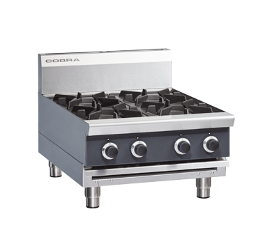 Cobra C6D-B 600mm Four Burner Gas Cooktop - Bench Model - Hospitality Connect