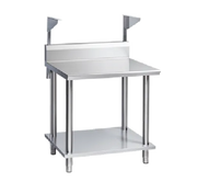 Cobra 900mm Infill Bench with Salamander Upstands C900S. - Hospitality Connect