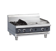 Cobra 900mm Two Burner / Griddle Gas Cooktop - Bench Model C9B-B. - Hospitality Connect