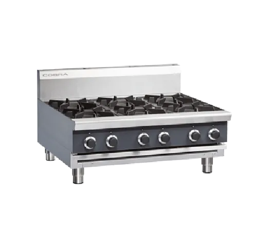 Cobra 900mm Six Burner Gas Cooktop - Bench Model C9D-B. - Hospitality Connect