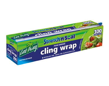 Stretch’n’Seal® Food Cling Wrap Plastic Film (33cm x 300m) CA-CW300RT