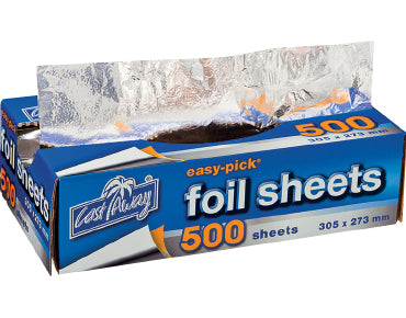 Easy-Pick® Heavy Duty Cut Aluminium Foil Sheets (Large) CA-FS-LGE