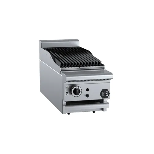 B&S Black Char Broiler 300mm Bench Mounted CBR-3BM. - Hospitality Connect