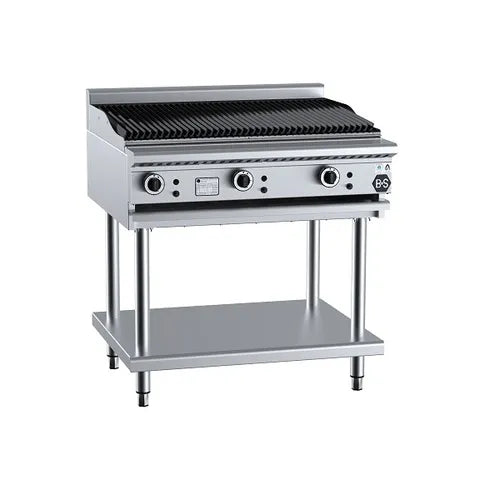 B&S Black Char Broiler 900mm CBR-9. - Hospitality Connect