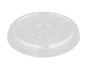 Pakmax 78mm PET Cold Paper Cups Flat Lids - CCFL-78C-PET-LID 1000