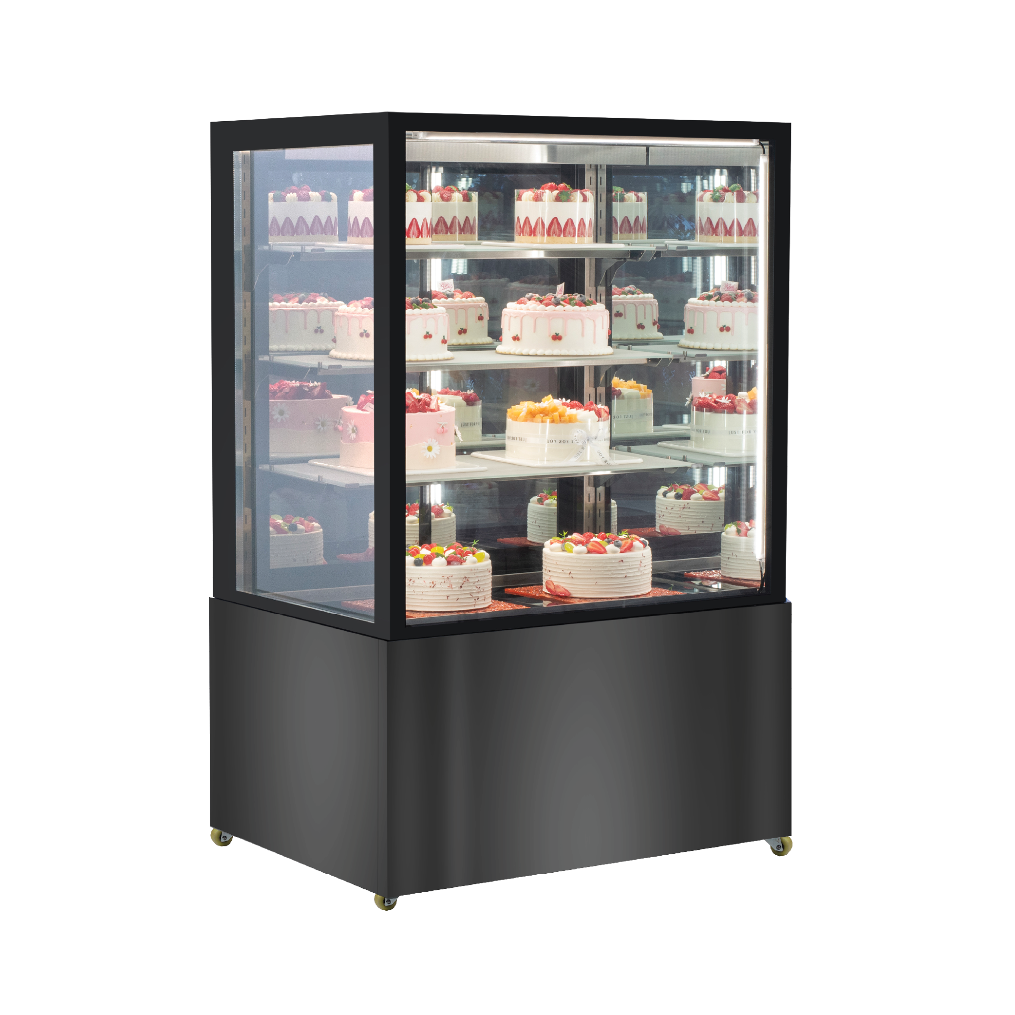 Exquisite CDM309 Four Tiers Mirror Cake Display Refrigerators 900mm Width - Hospitality Connect
