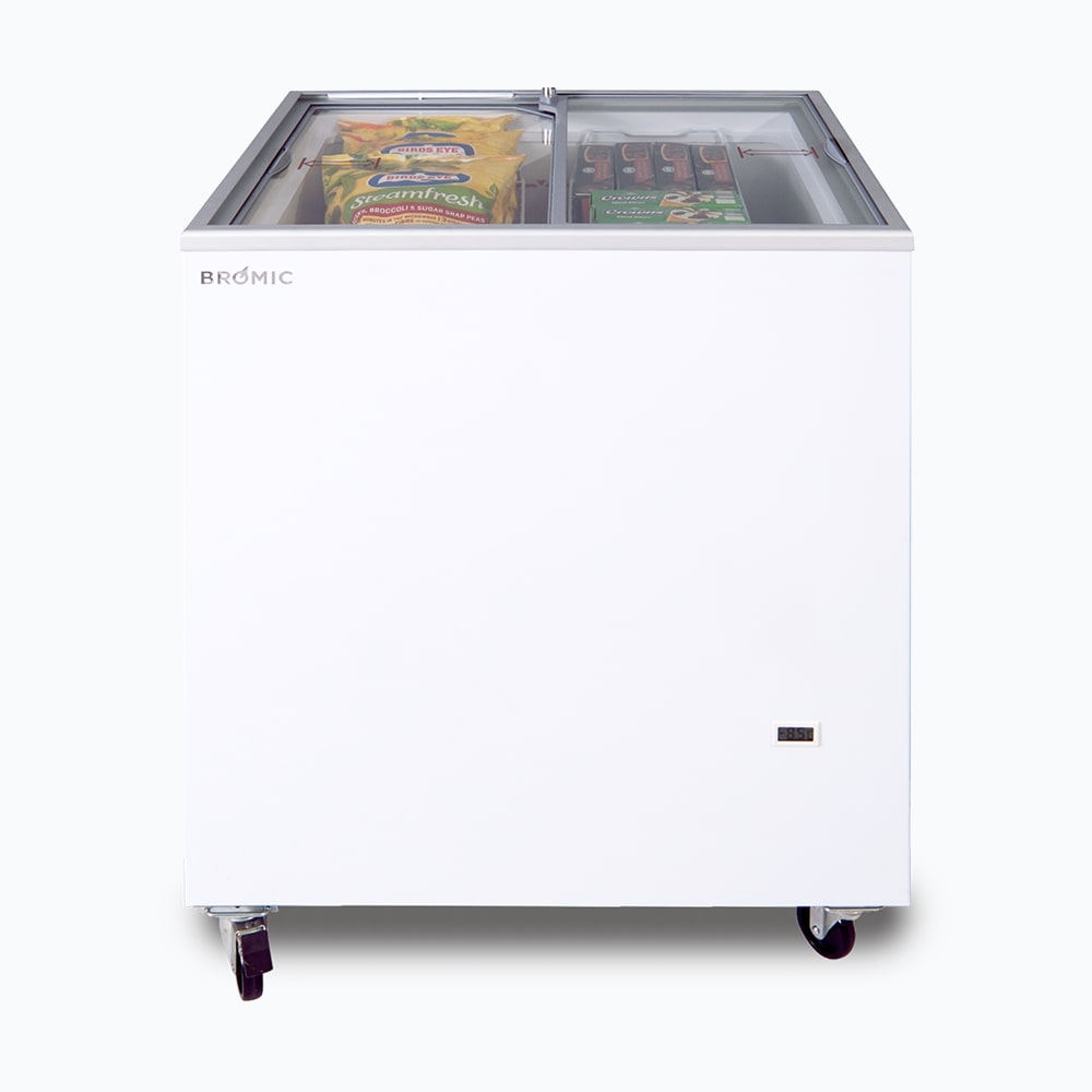 Bromic Display Chest Freezer - 191L - Flat Glass Top CF0200FTFG-NR - Hospitality Connect