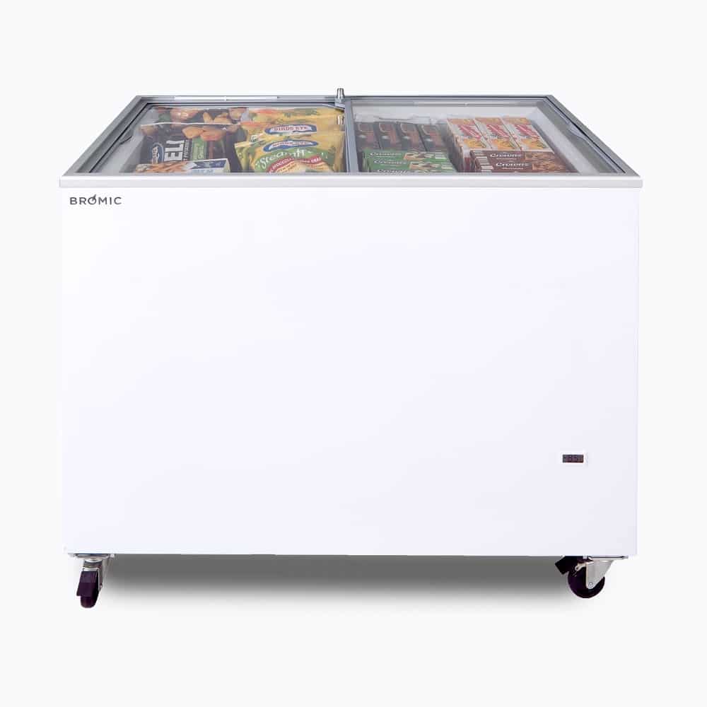 Bromic Display Chest Freezer - 296L - Flat Glass Top CF0300FTFG-NR