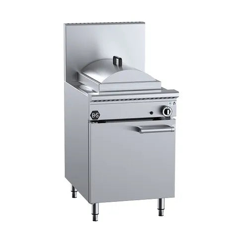 B&S Black Single Hole Waterless Heat Exchange Steamer with Cheung Fun insert CFPSF-1HE - Hospitality Connect