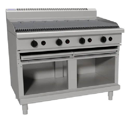 Waldorf 800 Series CH8600G-CB - 600mm Gas Chargrill - Cabinet Base - Hospitality Connect