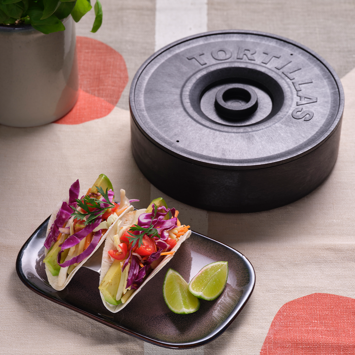 CONEY ISLAND RND TORTILLA WARMER w/LID STACK PP 215x68mm Red Pack of 12 (Copy) - Hospitality Connect