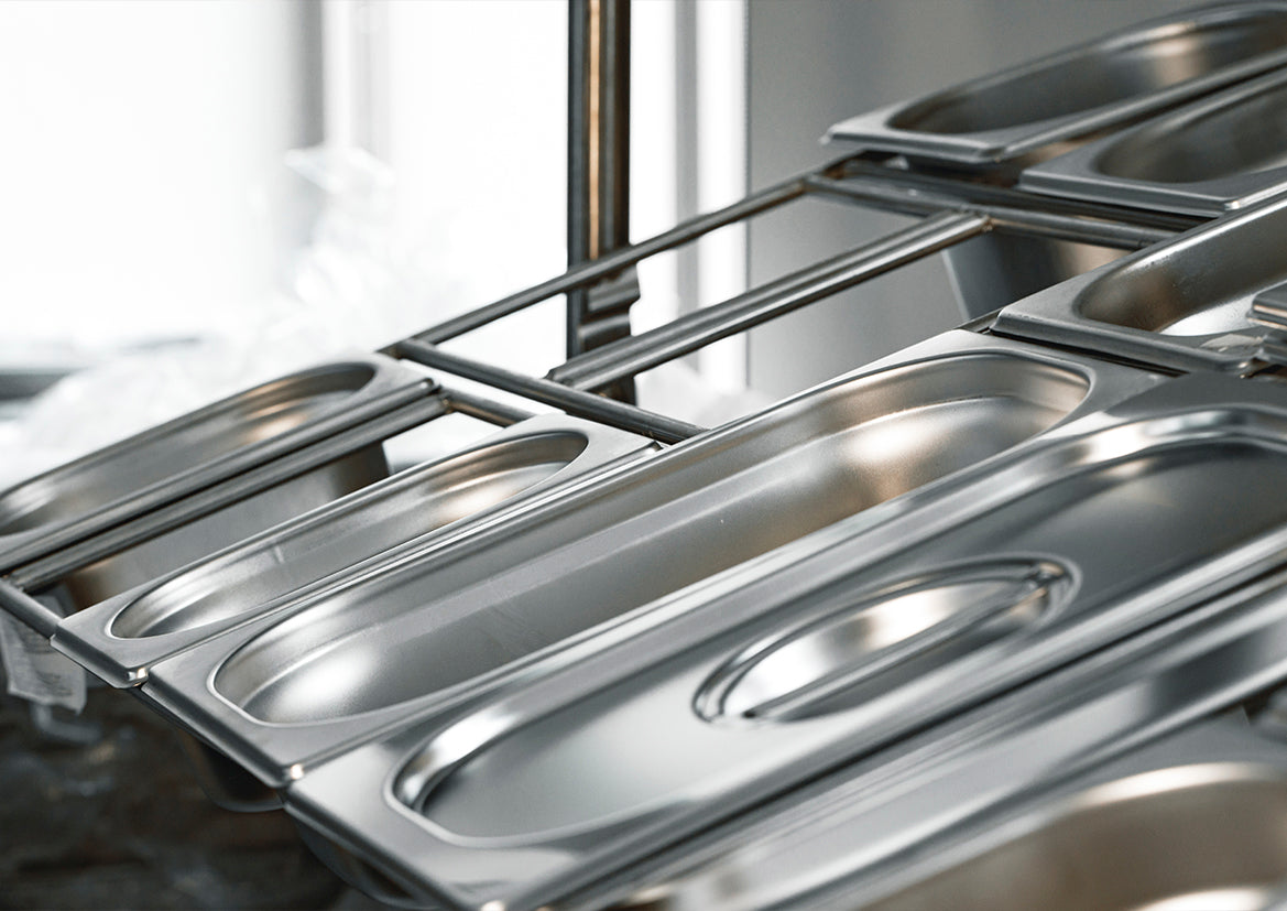CHEF INOX GASTRONORM COVER 18/10 2/3 SIZE 354x325mm - Hospitality Connect