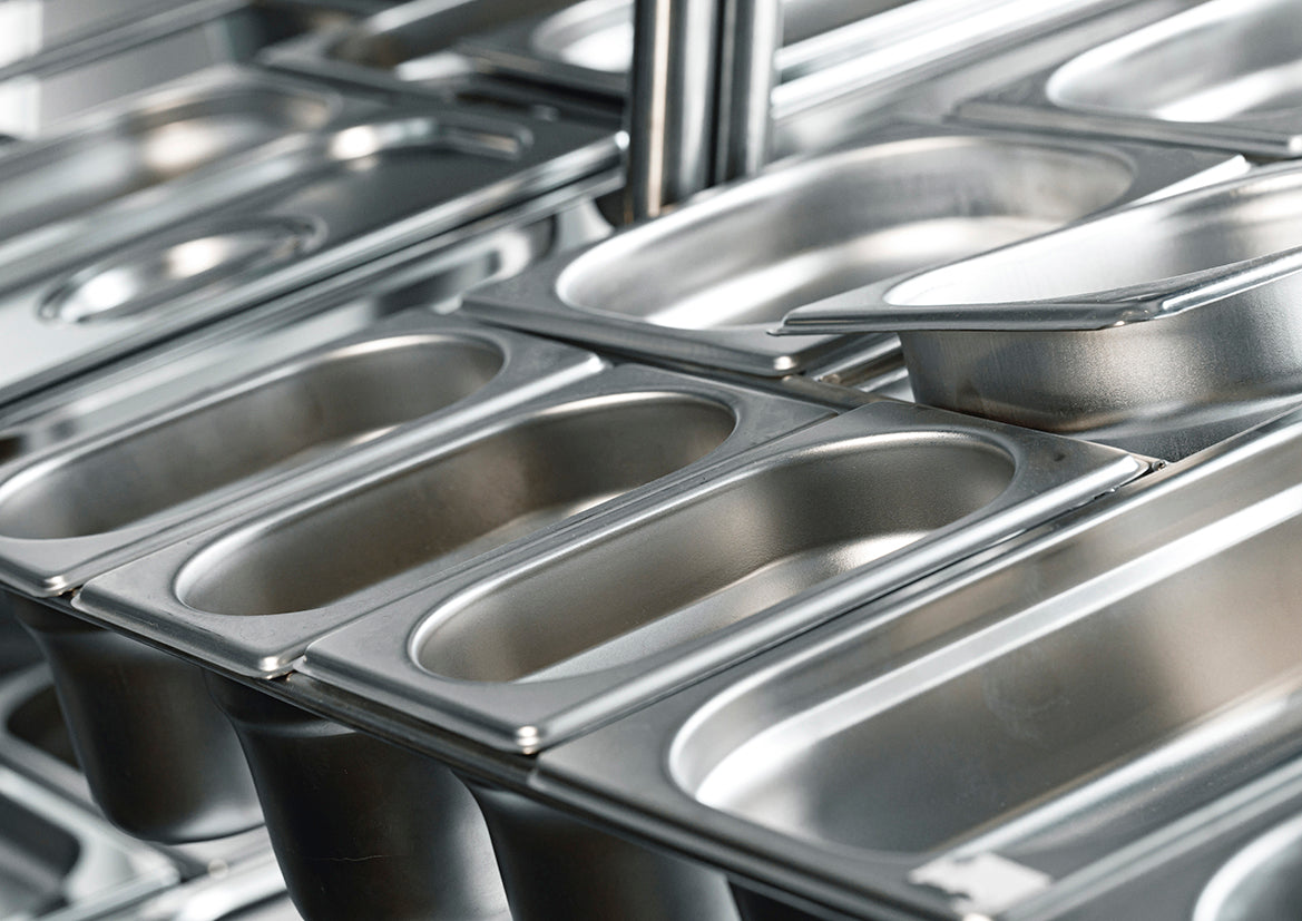 CHEF INOX ANTI-JAM STEAM PAN 1/6 SIZE 176x162x150mm 2.3lt - Hospitality Connect