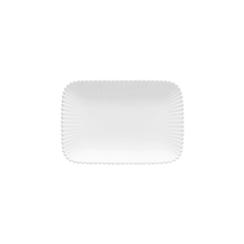 COSTA NOVA PEARL RECT PLATTER 304x211x38mm WHI (PER302-WHI)Box of 6