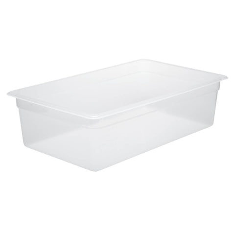 CHEF INOX GN STORAGE CONTAINER-POLYPROP GN 1/1 x 65mm CLEAR - Hospitality Connect