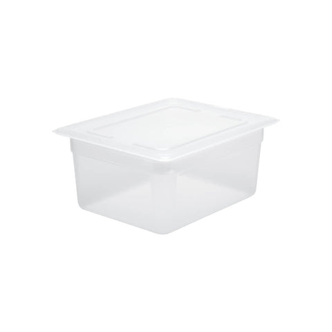 CHEF INOX GN STORAGE CONTAINER-POLYPROP GN 1/2 x 150mm CLEAR - Hospitality Connect