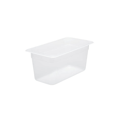 CHEF INOX GN STORAGE CONTAINER-POLYPROP GN 1/3 x150mm CLEAR - Hospitality Connect