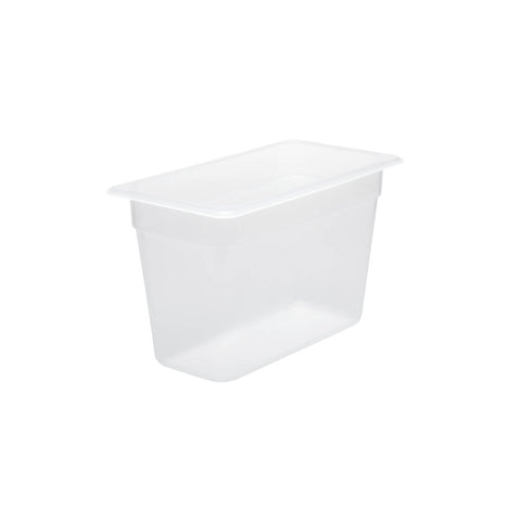 CHEF INOX GN STORAGE CONTAINER-POLYPROP GN 1/3 x200mm CLEAR - Hospitality Connect