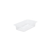 CHEF INOX GN STORAGE CONTAINER-POLYPROP GN 1/4 x65mm CLEAR - Hospitality Connect