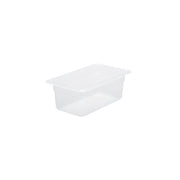CHEF INOX GN STORAGE CONTAINER-POLYPROP GN 1/4 x100mm CLEAR - Hospitality Connect