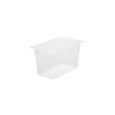 CHEF INOX GN STORAGE CONTAINER-POLYPROP GN 1/4 x150mm CLEAR - Hospitality Connect