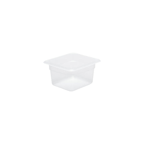CHEF INOX GN STORAGE CONTAINER-POLYPROP GN 1/6 x100mm CLEAR - Hospitality Connect