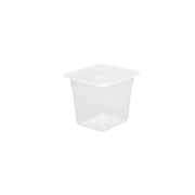 CHEF INOX GN STORAGE CONTAINER-POLYPROP GN 1/6 x150mm CLEAR - Hospitality Connect