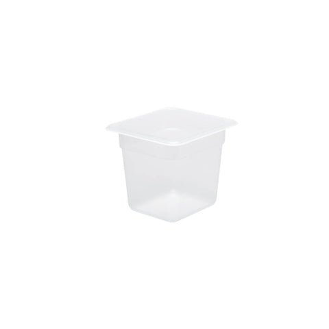 CHEF INOX GN STORAGE CONTAINER-POLYPROP GN 1/6 x150mm CLEAR - Hospitality Connect