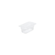 CHEF INOX GN STORAGE CONTAINER-POLYPROP GN 1/9 x100mm CLEAR - Hospitality Connect
