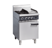 Cobra CR6C - 600mm Two Burner / Griddle Gas Range Static Oven