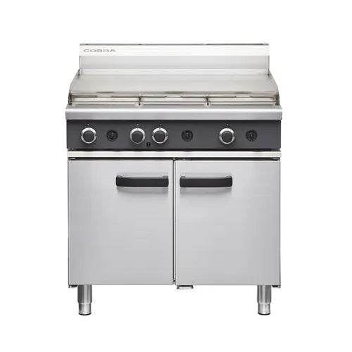 Cobra 900mm Griddle Gas Range Static Oven CR9A. - Hospitality Connect