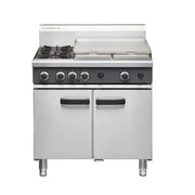 Cobrav 900mm Two Burner /Griddle Gas Range Static Oven  CR9B. - Hospitality Connect