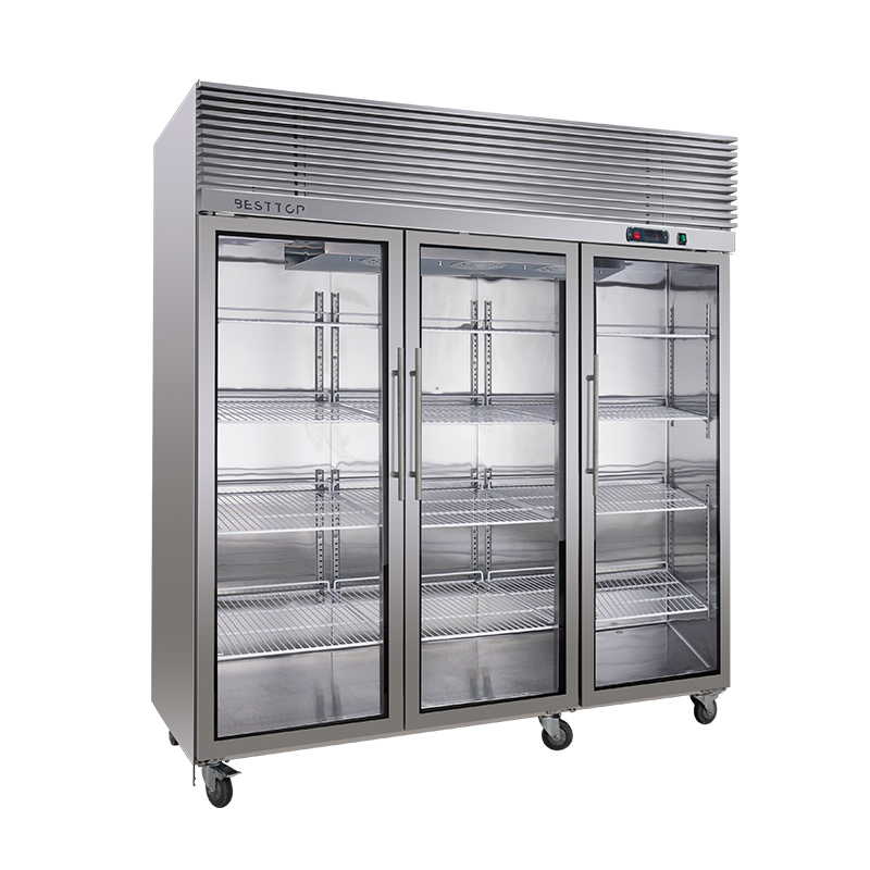 Best Top Three Glass Door Upright Fridge/CRT72-3SG - Hospitality Connect