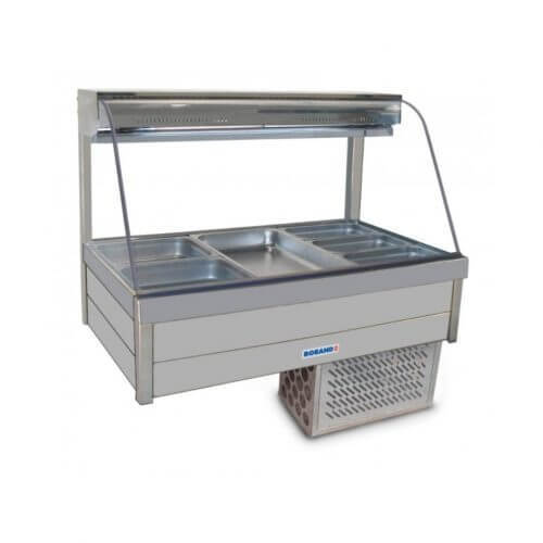 Roband  CRX23RD Curved Glass Cold Food Display
Fits 6 x 1/2 size 65mm | Pans Included - Hospitality Connect