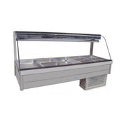Roband Roband CRX26RD Curved Glass Cold Food Display
Fits 12 x 1/2 size 65mm | Pans Included - Hospitality Connect