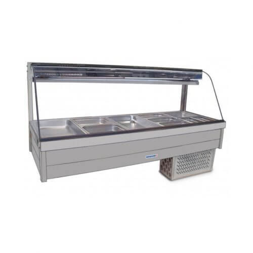 Roband Roband CRX26RD Curved Glass Cold Food Display
Fits 12 x 1/2 size 65mm | Pans Included - Hospitality Connect