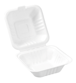 Pakmax 6*6" Sugarcane Clamshell - CS-66 500